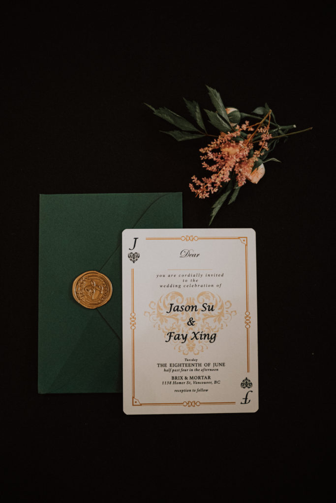 Vintage Industrial Wedding Invitations