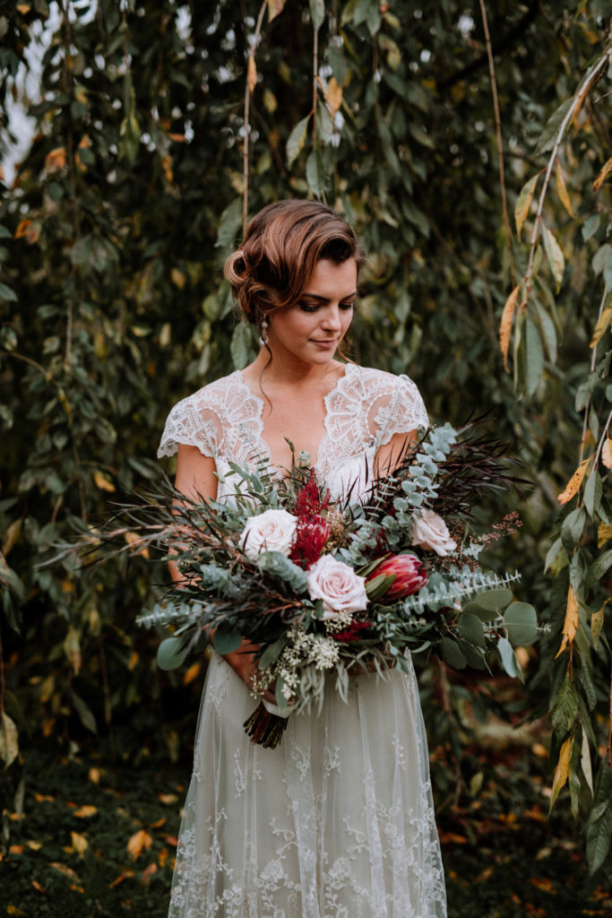 Vintage Inspired Bridal Bouquet | Autumn Wedding