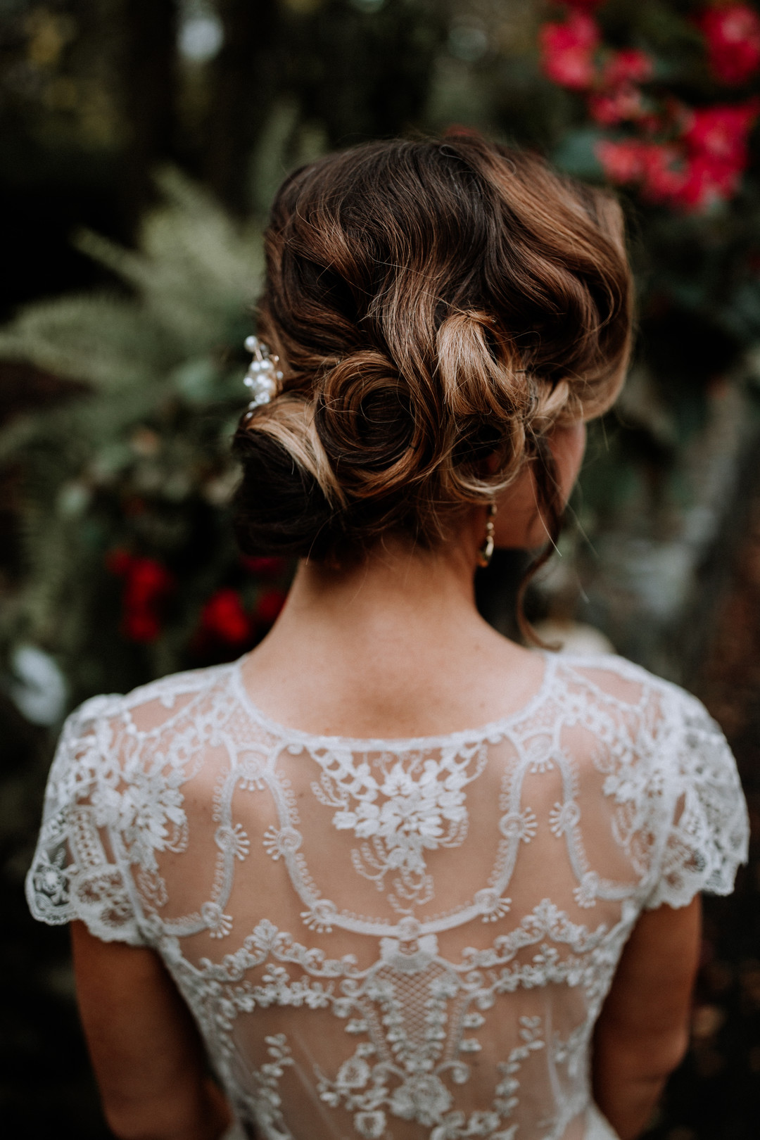 Vintage Inspired Bridal Hair | Autumn Wedding