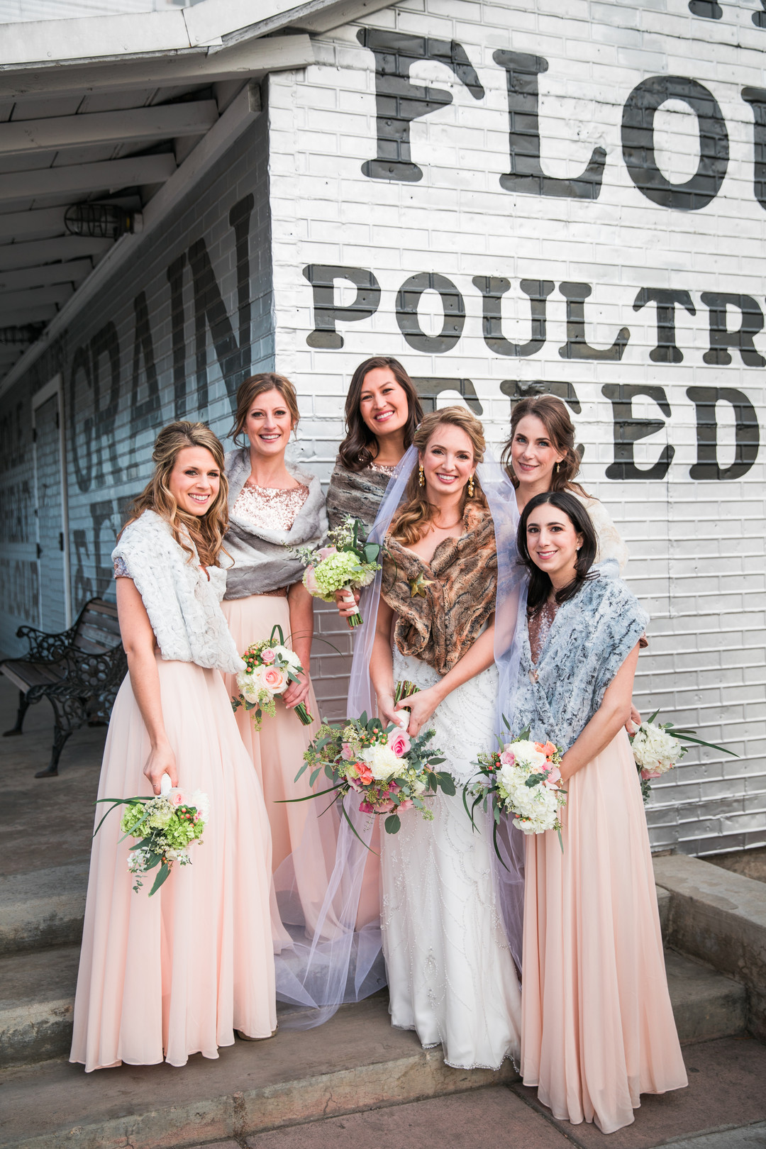 Vintage Inspired Bridesmaids | Denver Wedding