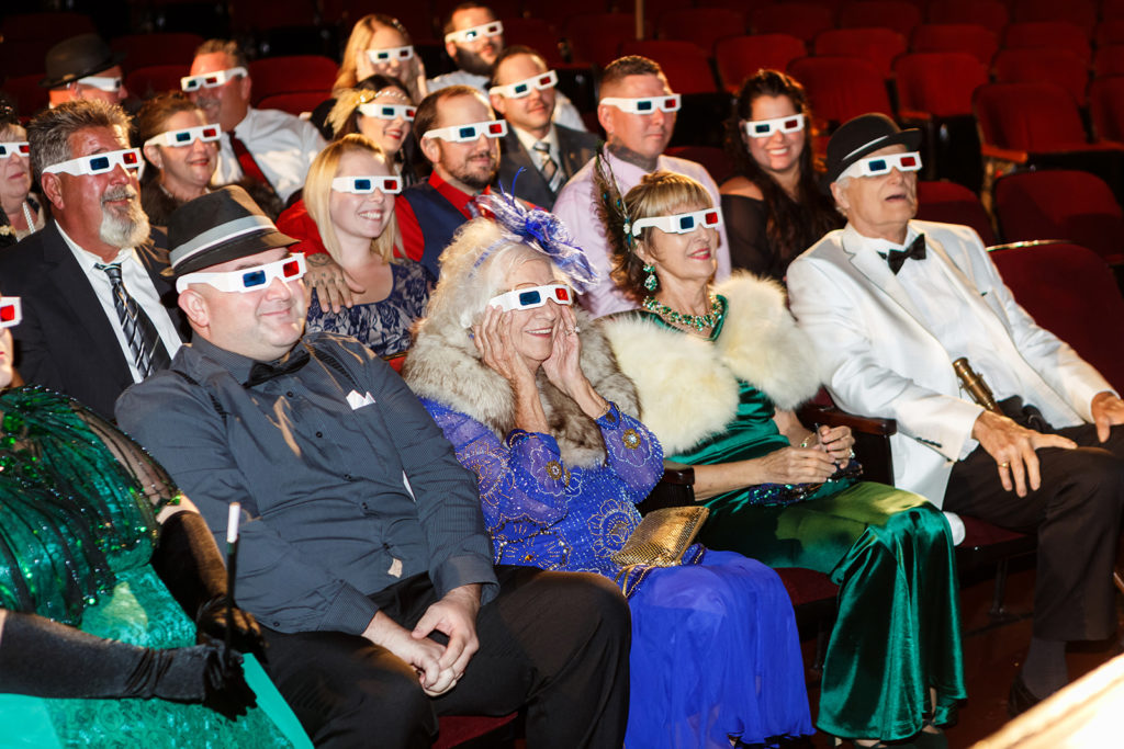 Vintage Movie Theater Wedding Ceremony