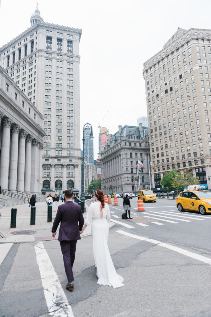 Vintage NYC City Hall Wedding