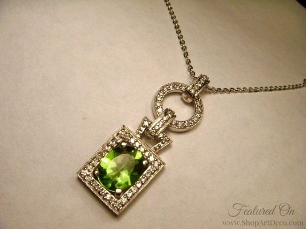 Vintage Peridot Necklace