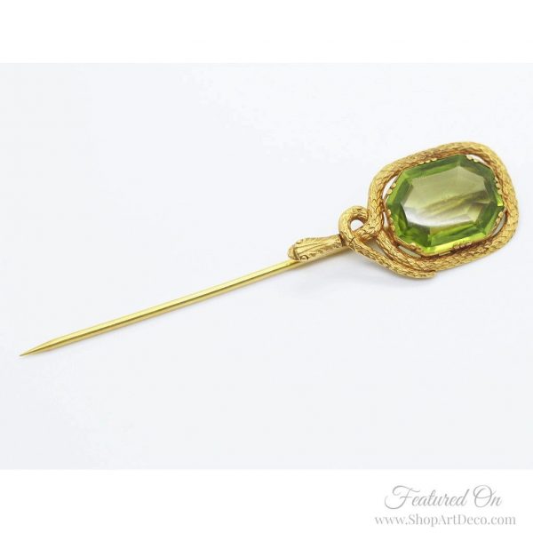 Vintage Peridot Pin