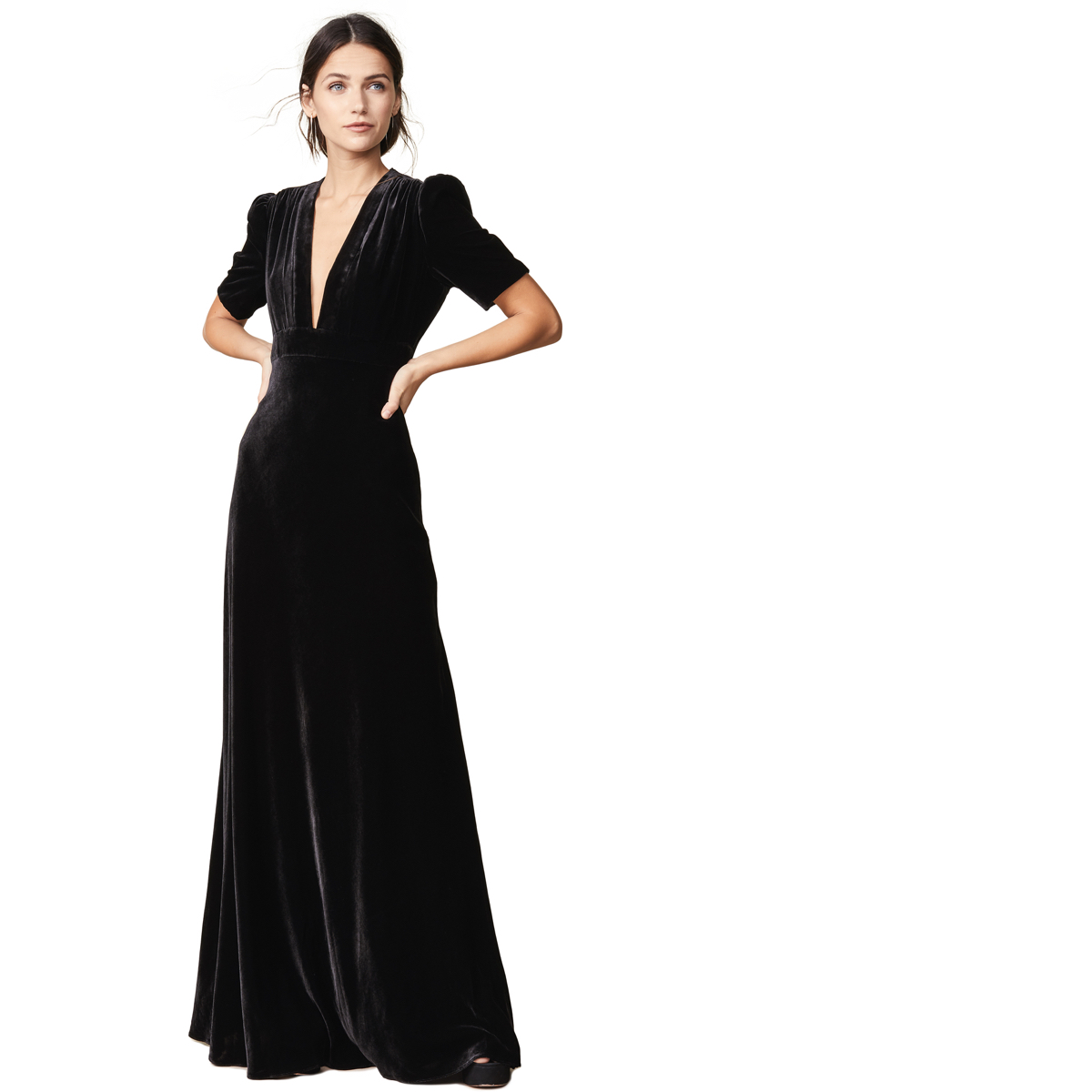 black velvet gowns