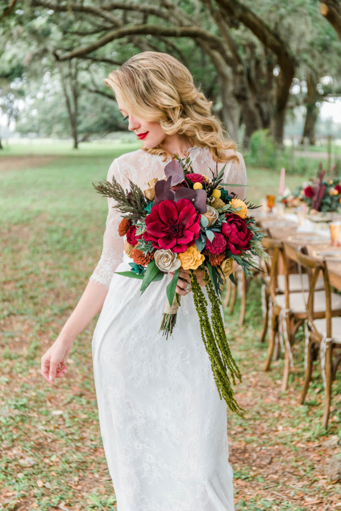 Vintage Rustic Outdoor Wedding