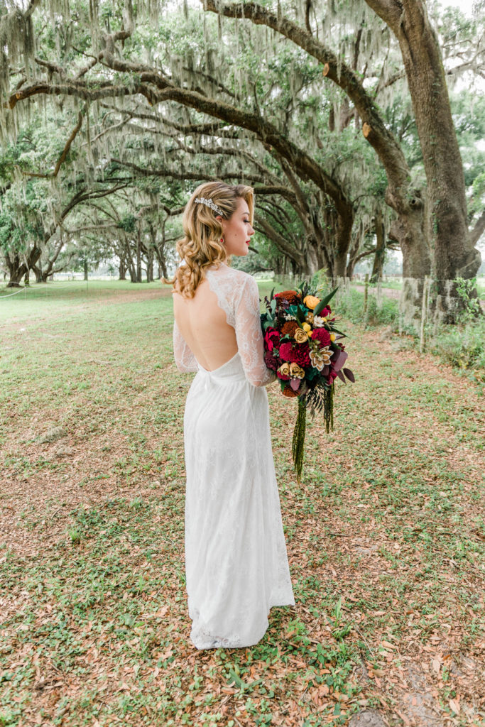 Vintage Rustic Wedding Bride