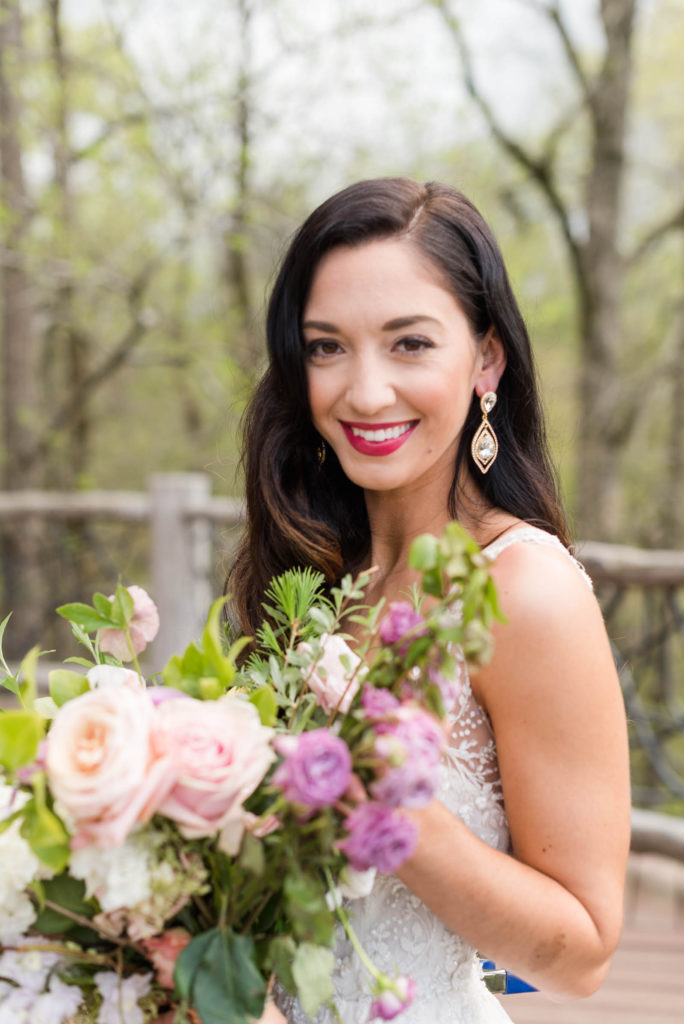 Vintage Spring Wedding Bridal Hair