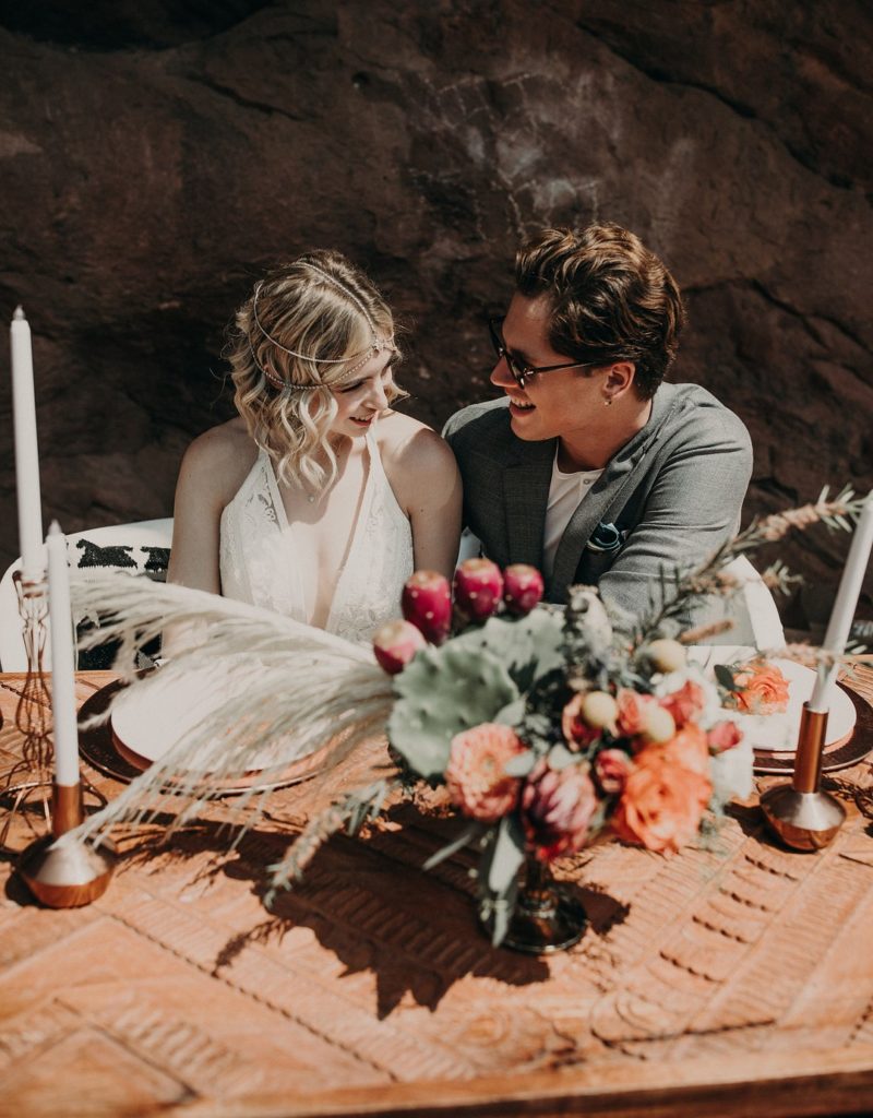 Vintage Style Boho Wedding Colorado