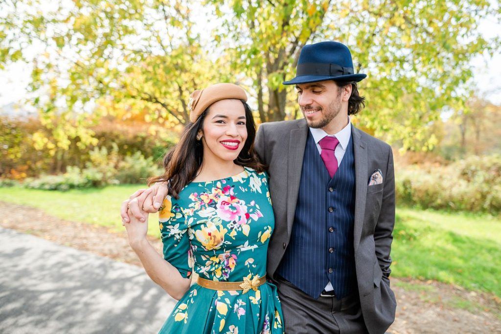 Vintage Style Bride + Groom