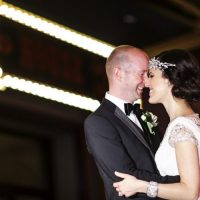 Vintage Style Bride and Groom