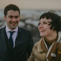 Vintage Style Bride + Groom | Iceland Wedding
