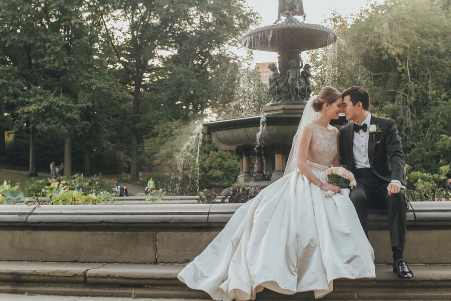 Vintage Style NYC Wedding Central Park