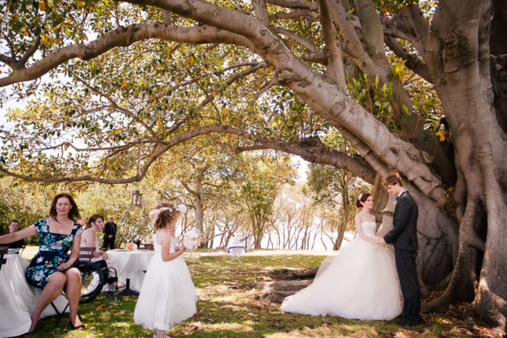 Vintage Style Outdoor Wedding Ceremony Australia