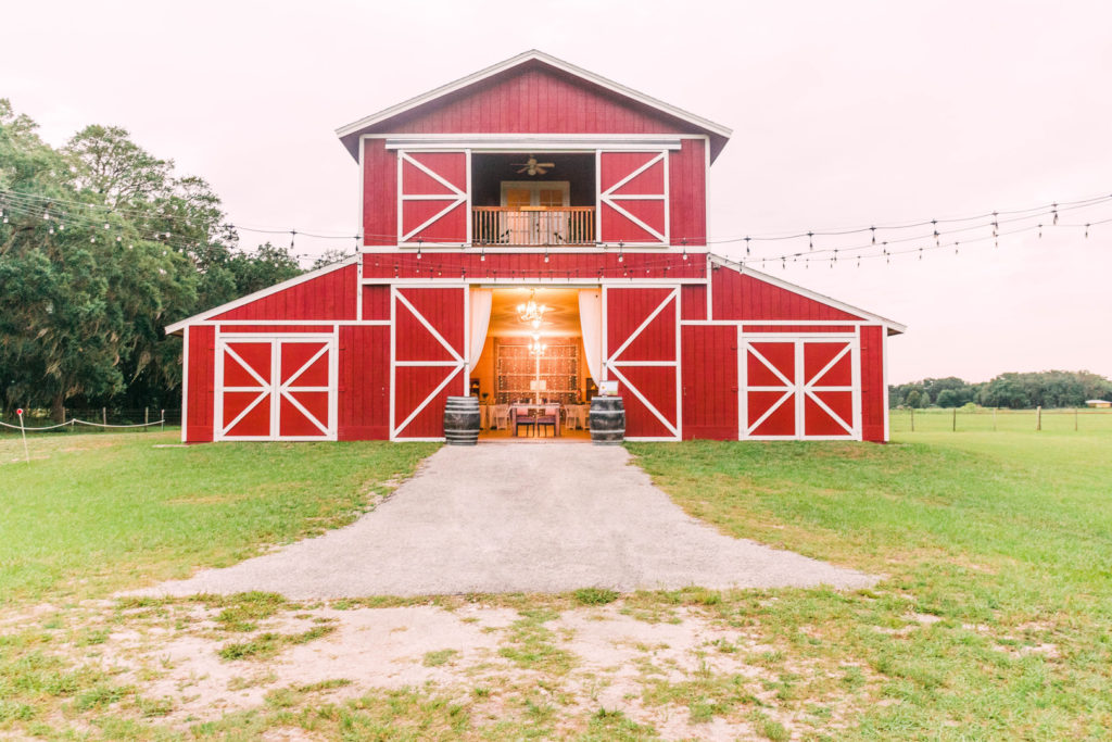Vintage Style Red Barn Wedding