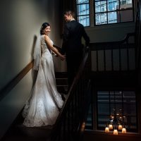 Vintage Style Vancouver Club Wedding