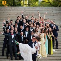 Vintage Style Wedding Bridal Party