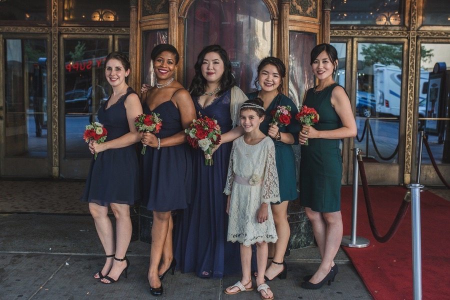 Vintage Styled Bridal Party