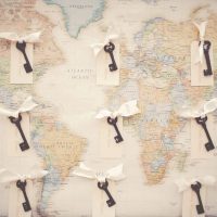 Vintage Travel Placecards