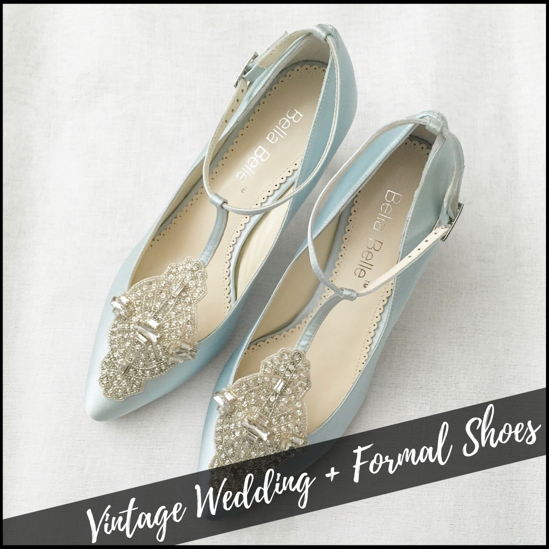 Vintage Wedding Shoes + Formal Heels
