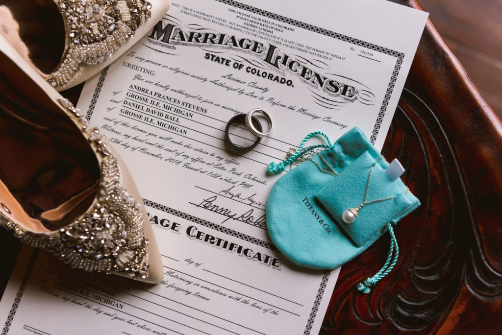 Vintage Winter Wedding Colorado