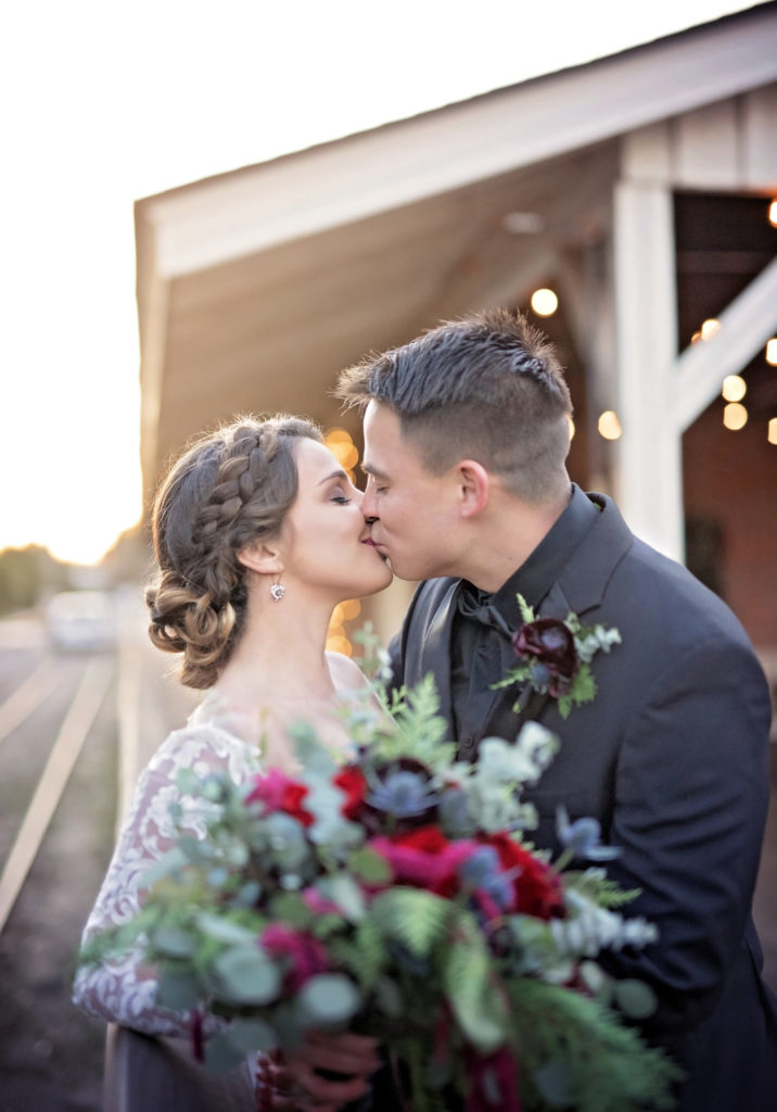 Vintage Winter Wedding Venue NC