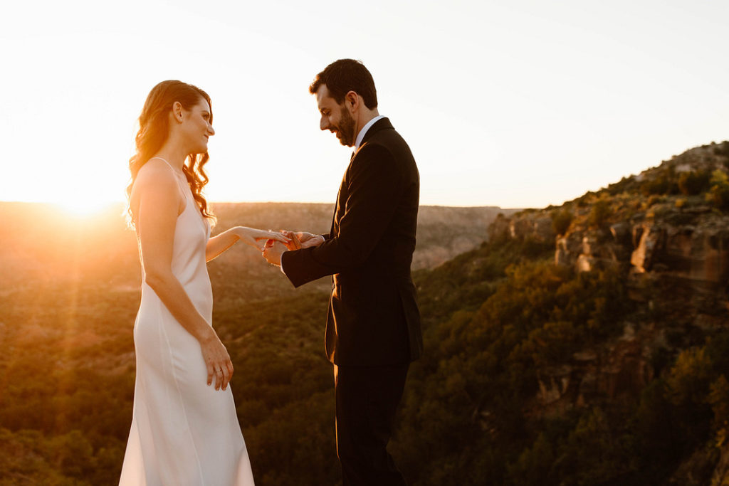 Vows Groom Sunrise Elopement