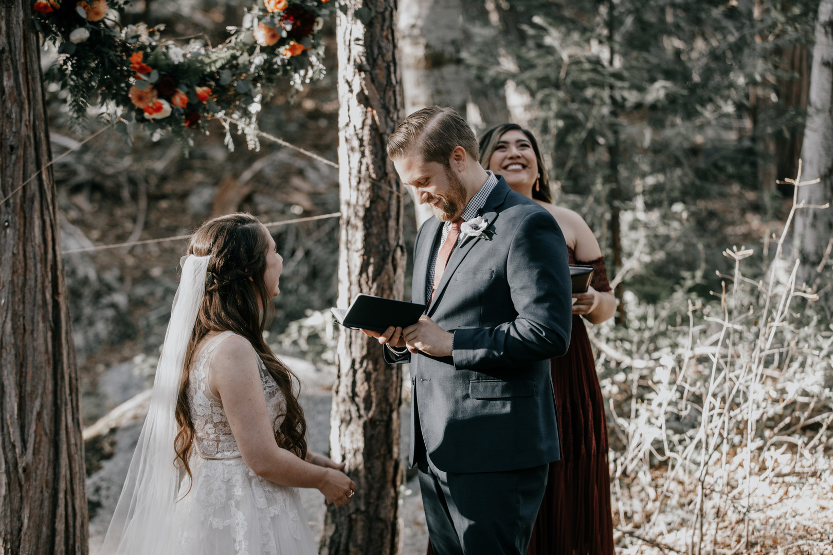 Vows | Intimate Rustic Forest Wedding