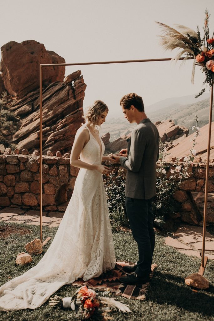 Wedding Ceremony Colorado Red Rocks