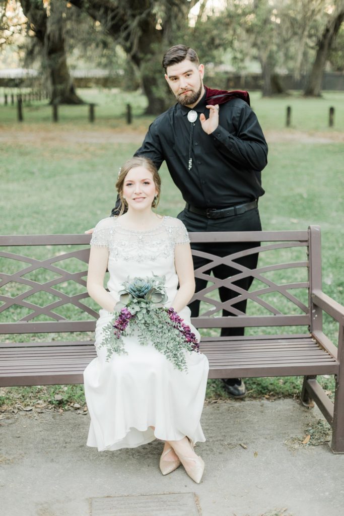 Wedding Couple | Vintage New Orleans Elopement