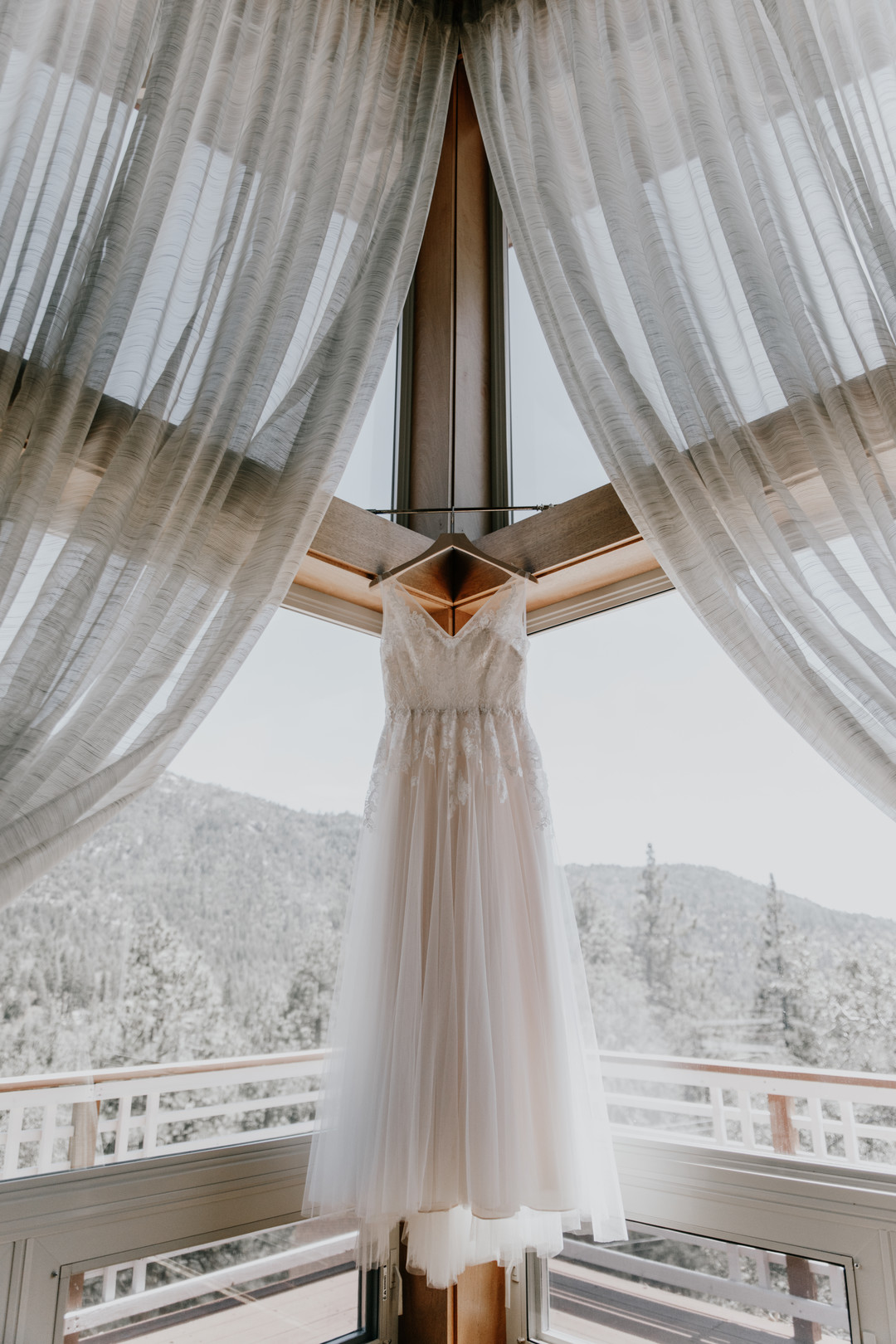 Wedding Gown | Intimate Rustic Forest Wedding