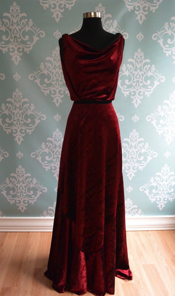 long gown velvet