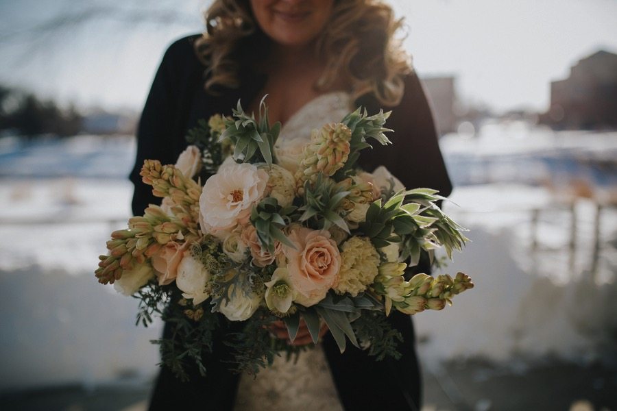 Winter Wedding Bridal Bouquet