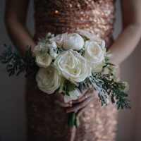Winter Wedding Bridesmaid Bouquet