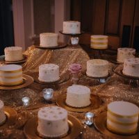 Winter Wedding Mini Cakes