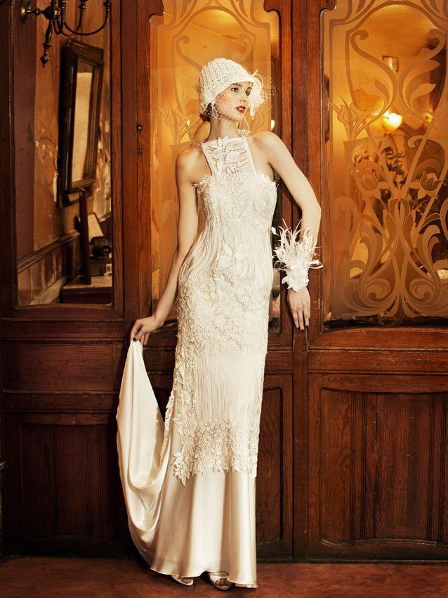 Yolan Cris Praga 1920s Style Wedding Gown